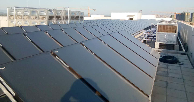 平板太阳能热水工程