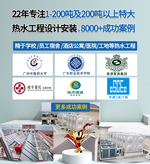 8000+热水工程成功案例-天喜