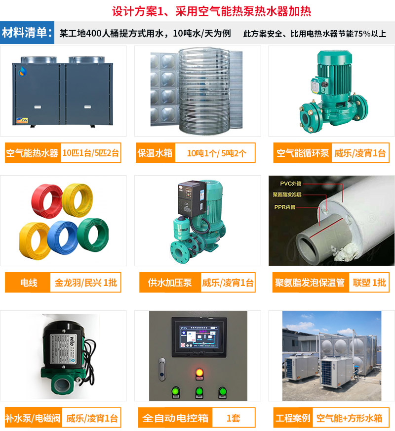 工地热水工程解决方案