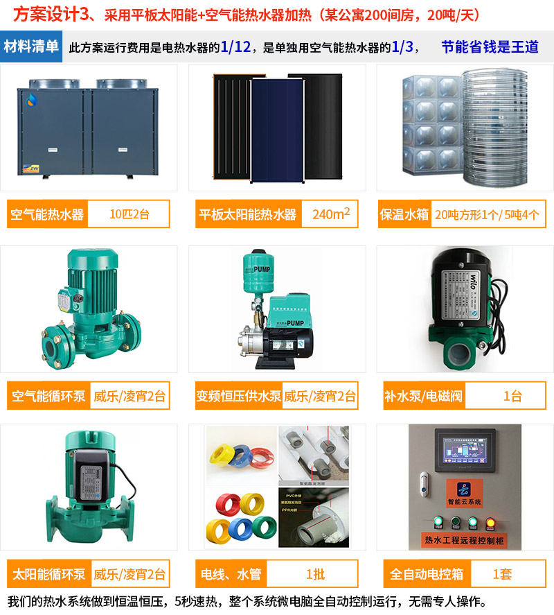 公寓热水工程解决方案